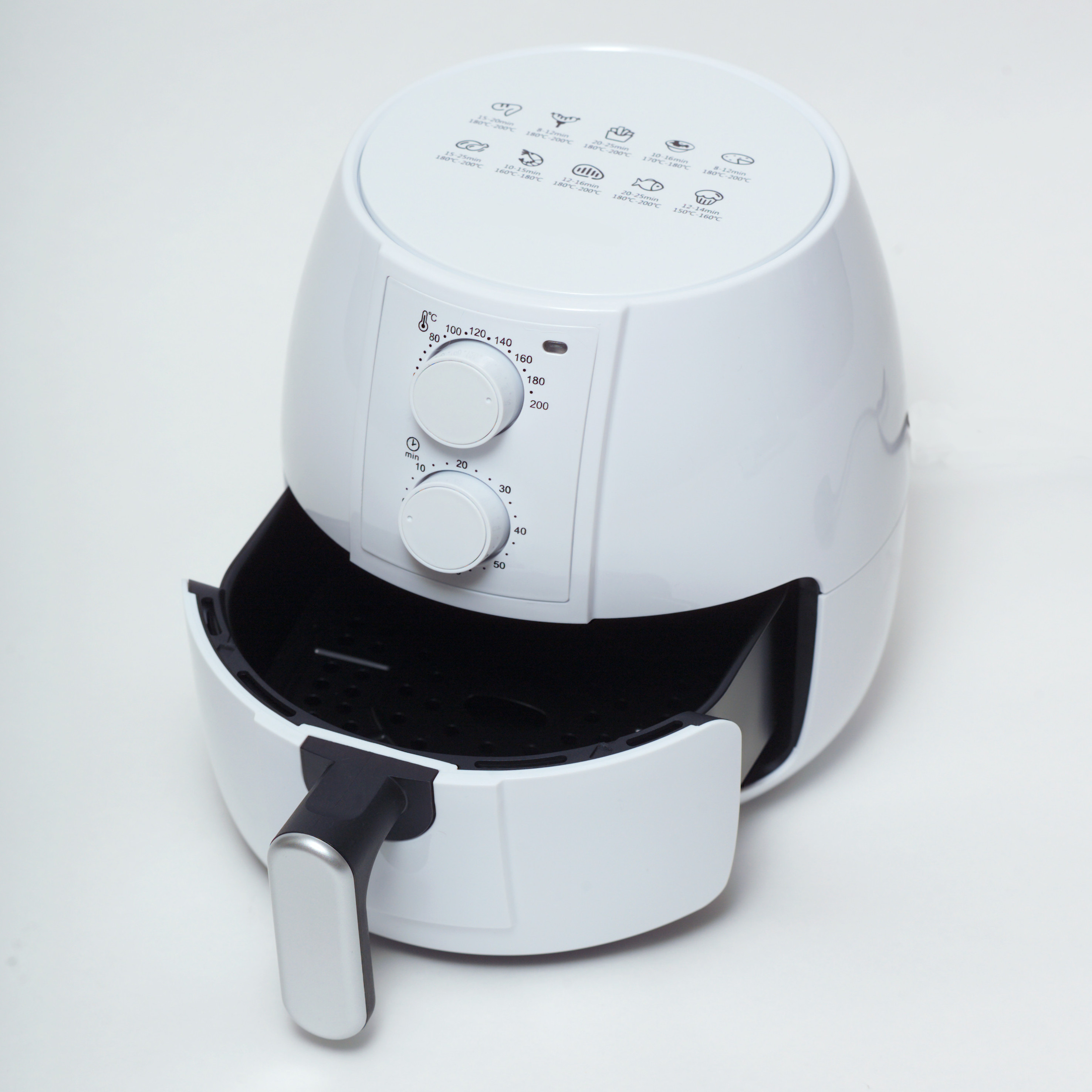 The sound of opening the AirFryer.