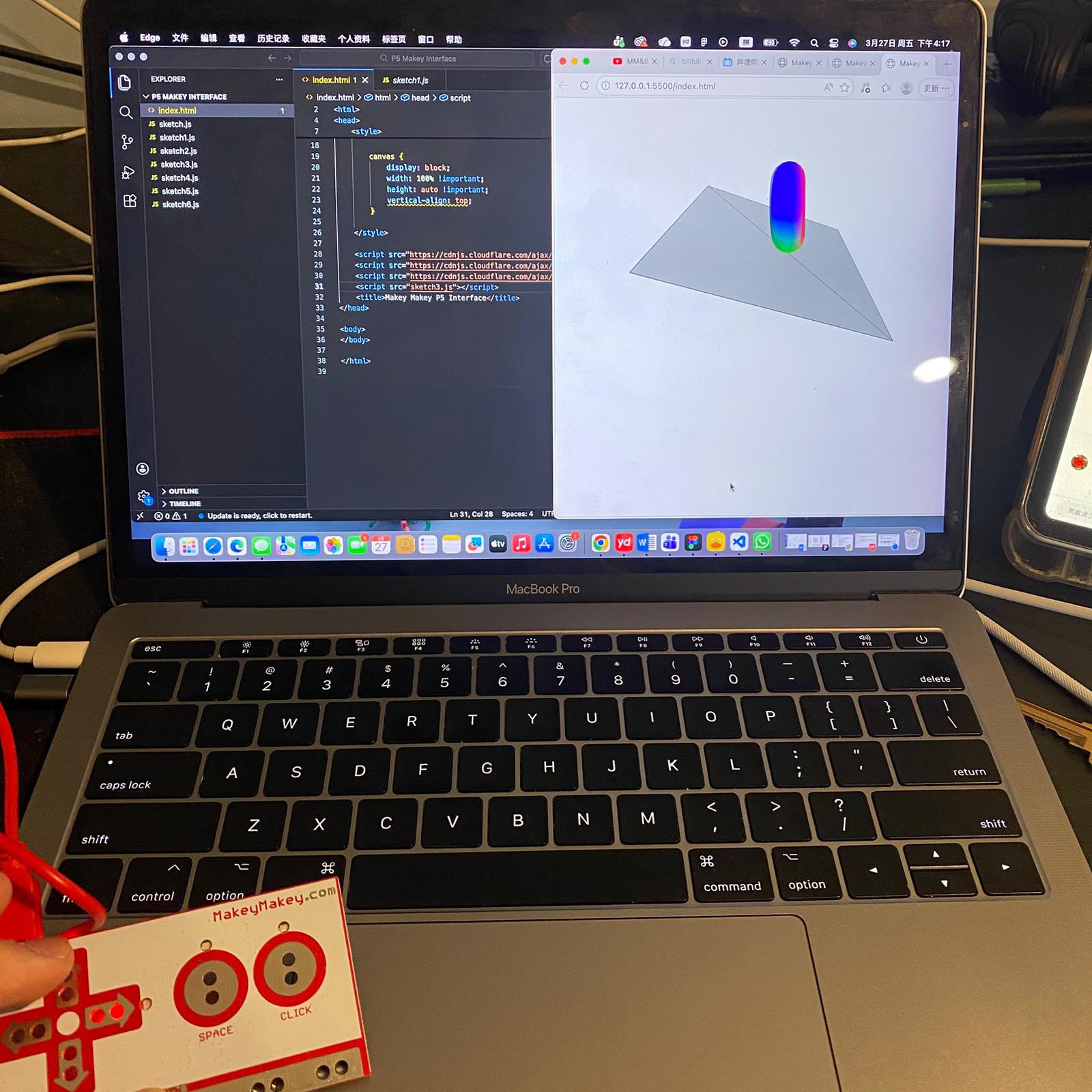 Follow the tutorial to explore the fourth P5js sketch