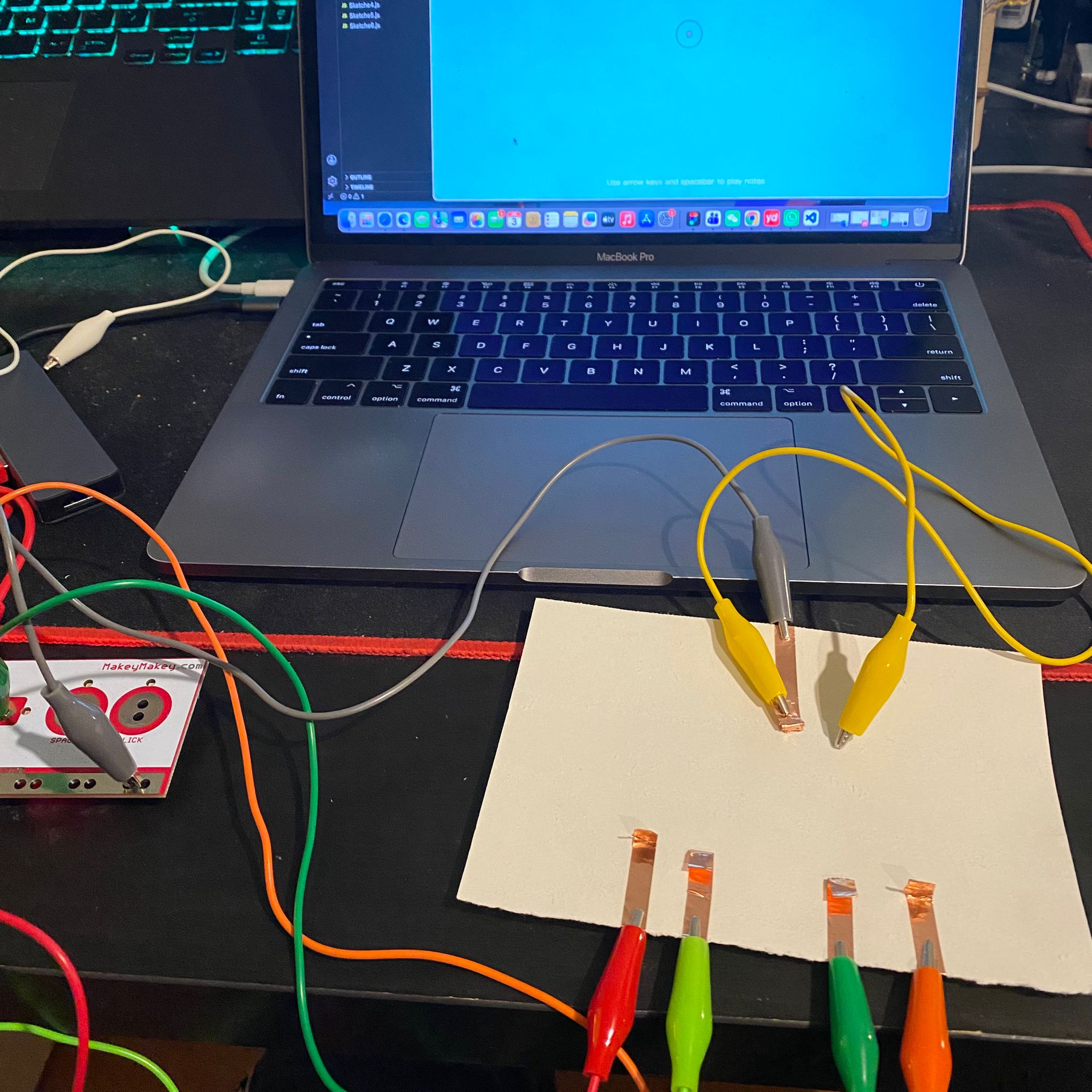 I experimented with various circuit connection methods, ensuring that each wire could function independently.