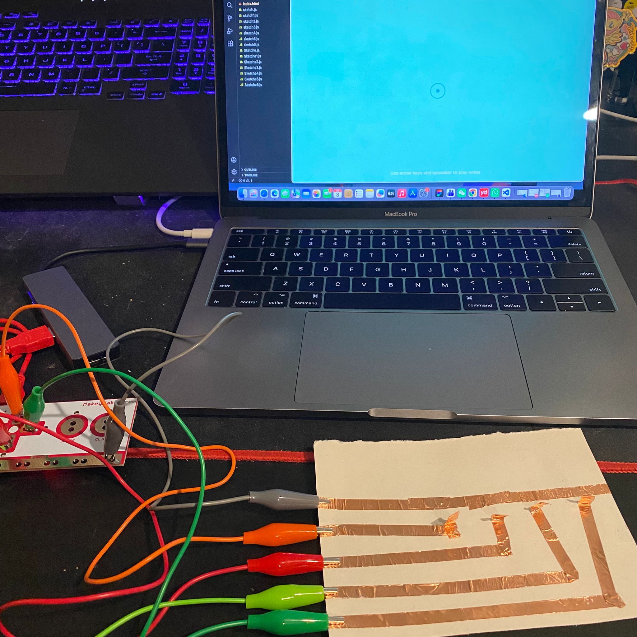 More circuits were added to the previous basic circuit.