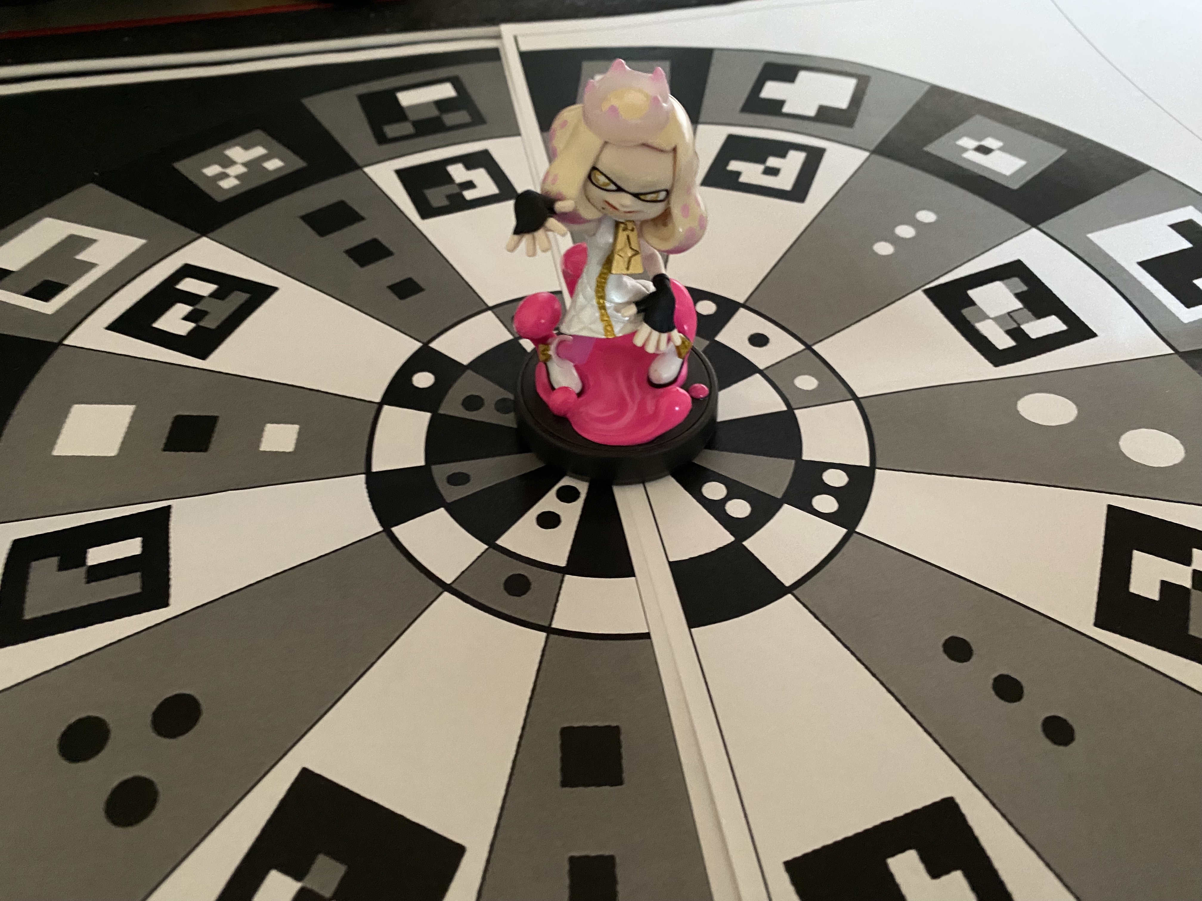 Scanning proccess of the game character figure