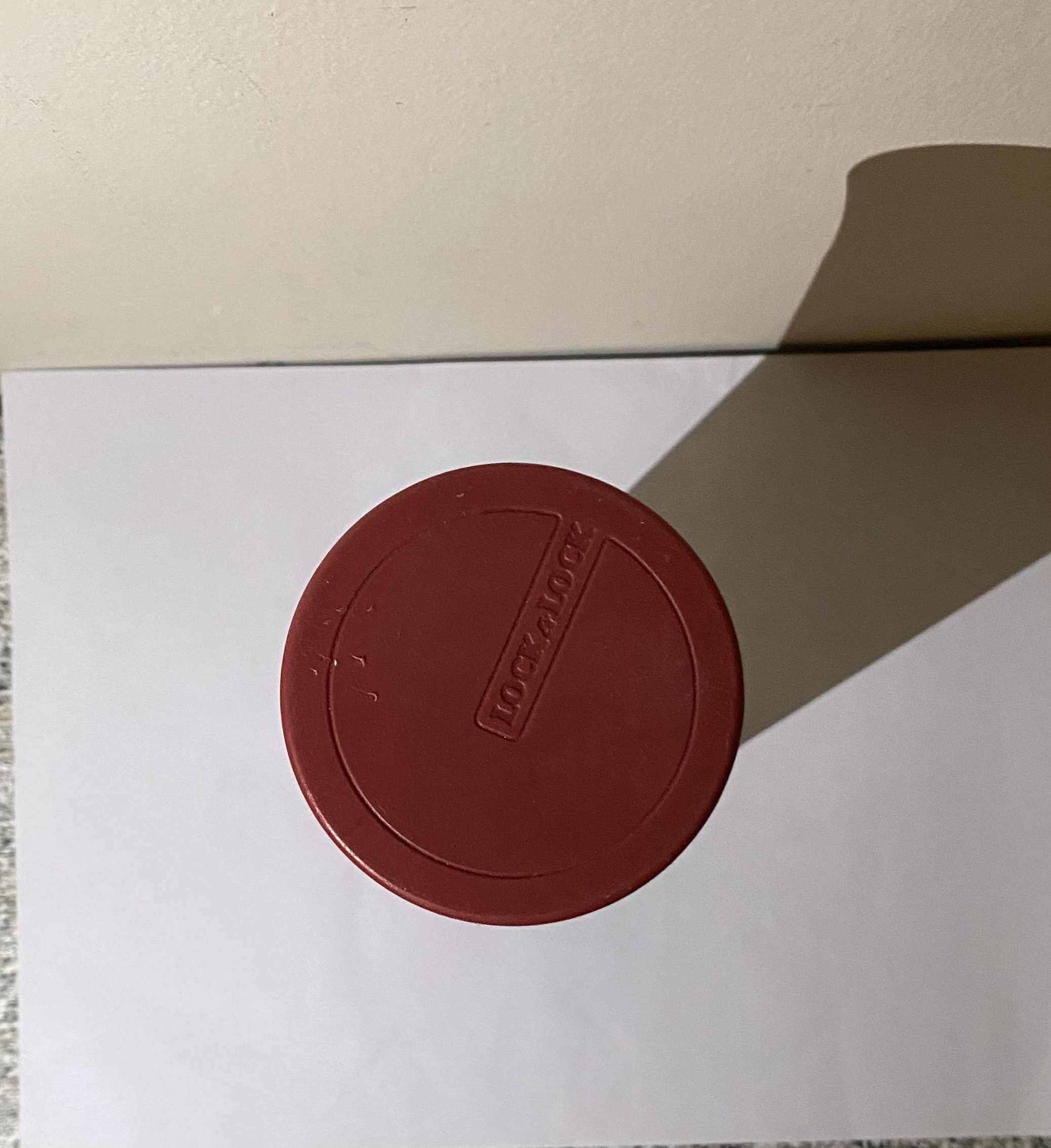 The top view of the water cup