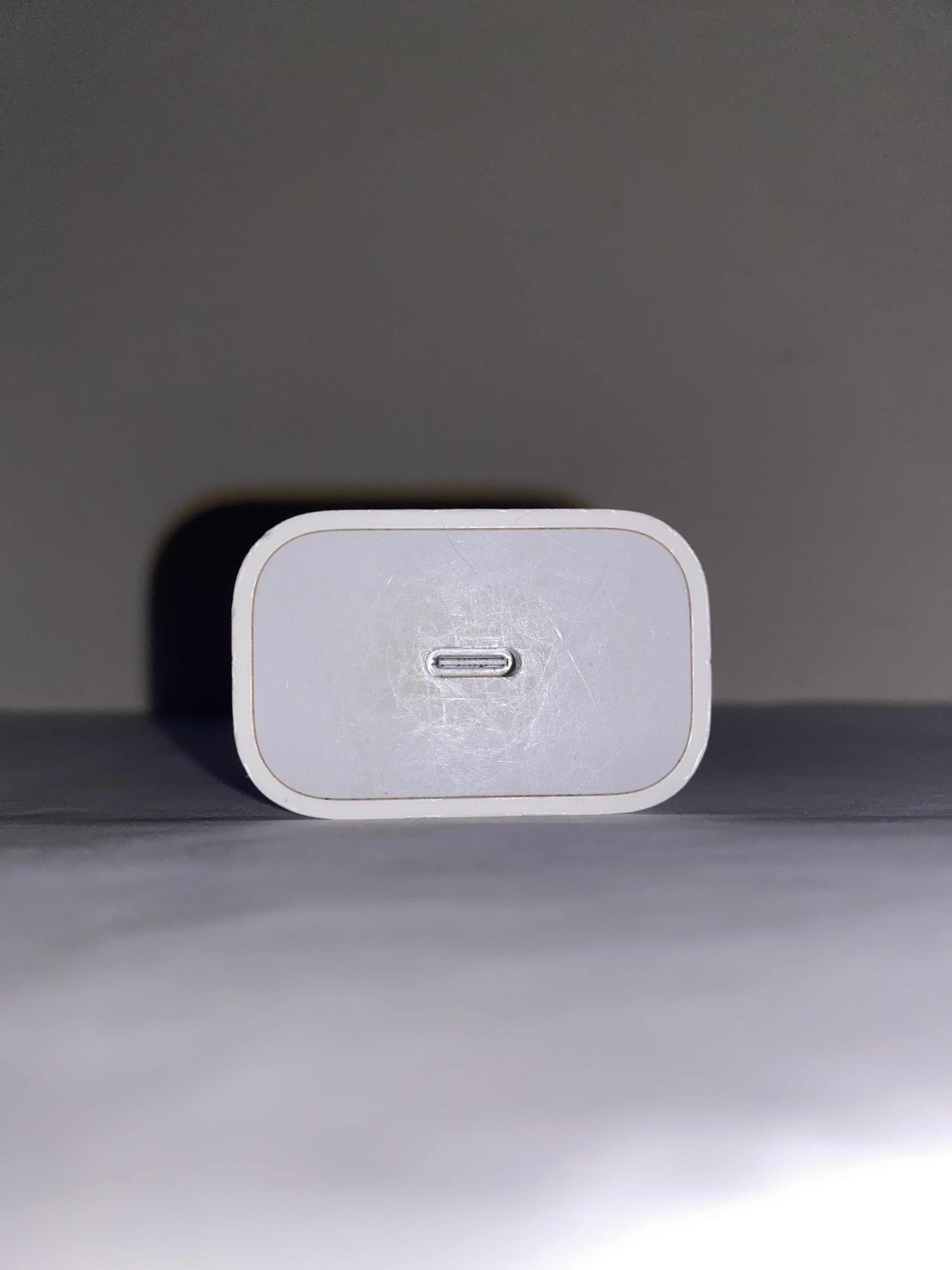 The bottom view of the plug