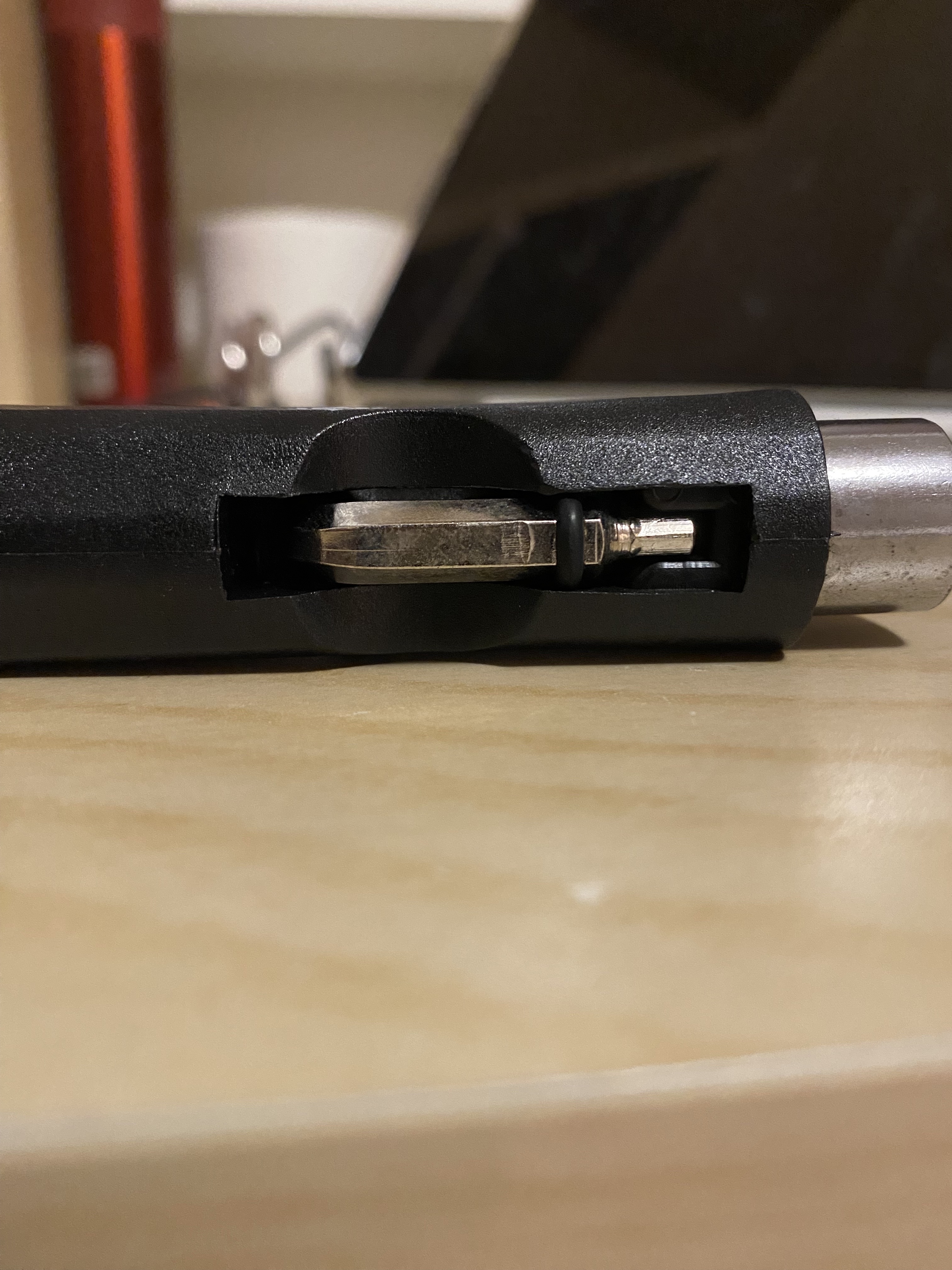 Top view of the wrench