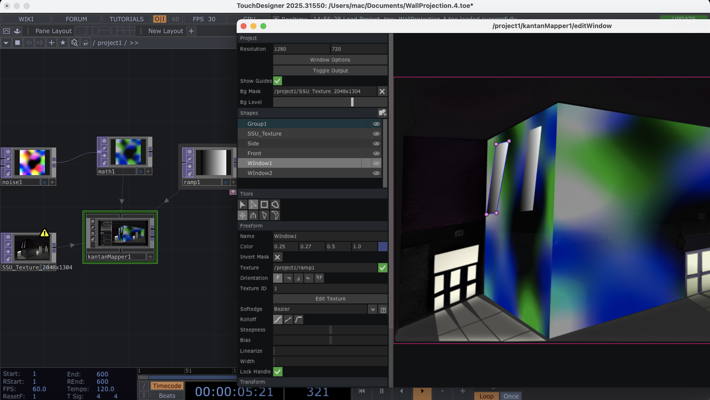 Touch Designer noise effects setting