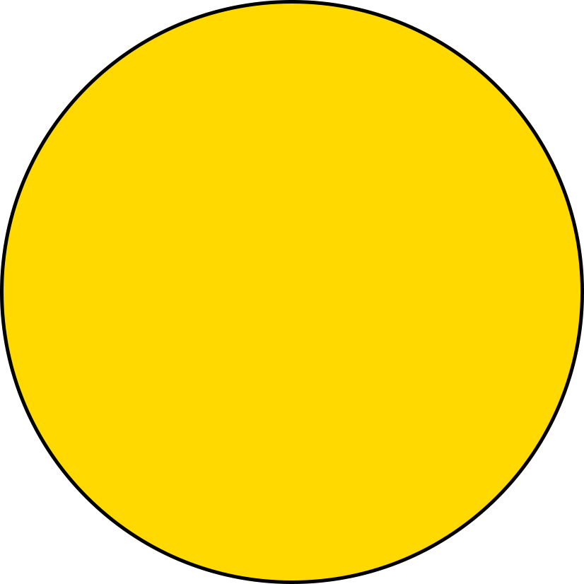 The yellow circle elements in the first icon